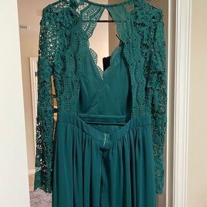 Maxi dress - emerald green